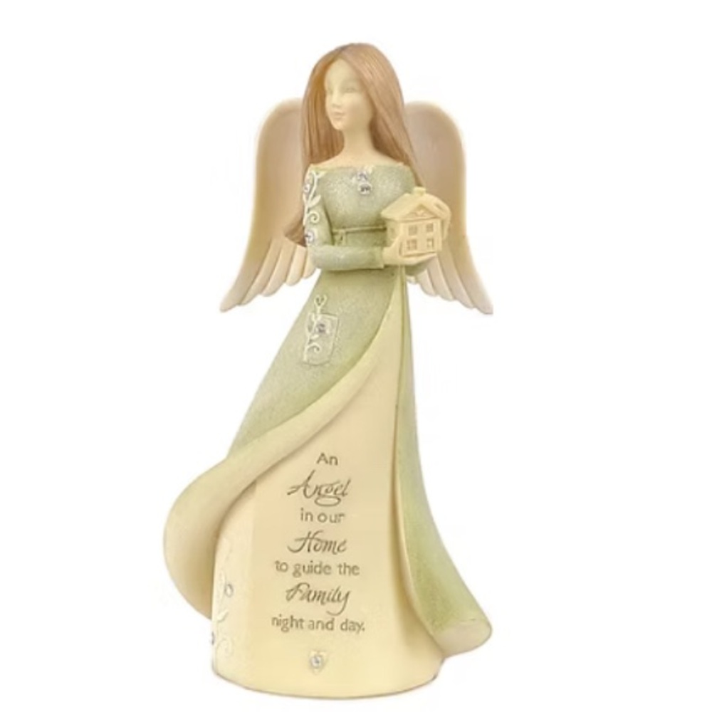 5/$30 NIB Foundations by Enesco Family Angel #6008356 Angel Figurine New in Box